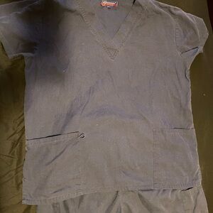 Greentown Size Large Navy Blue Scrub Set